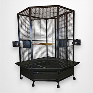 A & E Cage Co - Extra Large Corner Bird Cage, 42"x42"x73"